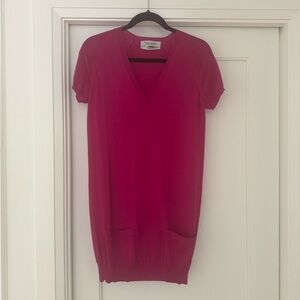 Yves Saint Laurent Bright Hot Pink Knit Top